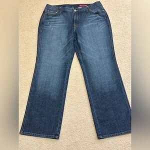 Seven 7 Classic Blue Denim Regular Boot Cut Jeans by Seven7  sz 18